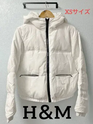 H&M 다운 여성용 XS 화이트