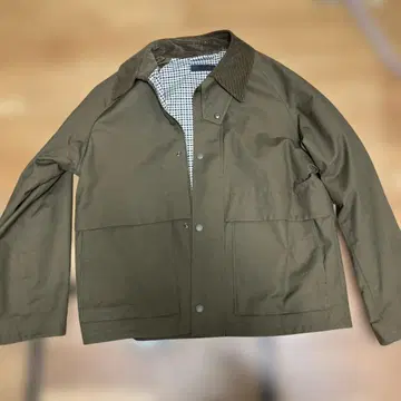 UNIQLO 올리브 자켓 바버풍