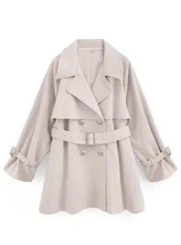 GRL 트렌치코트 ze910 아이보리