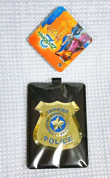 주토피아 2 경찰관 패스 케이스 영화 경찰관 교통카드 지갑 주디 닉