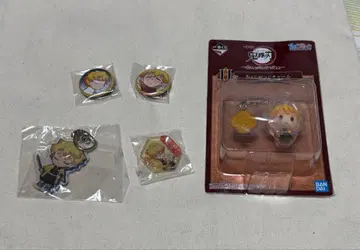 귀멸의 칼날 쵸코놋토 참 아가츠마 젠이츠 배지 스트랩