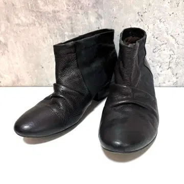 [ mulinsen ] 숏부츠 부티 가죽 신발 가죽 22.5cm 힐