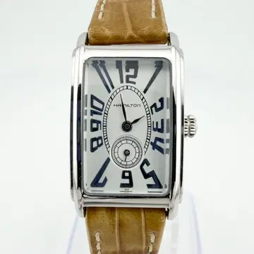 상태 좋음 해밀턴 아드모어 H112110 화이트 여성용 손목시계