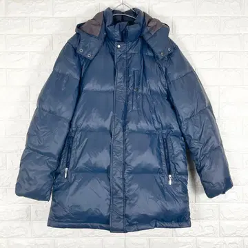 BENPAN COLLECTION 다운 자켓 네이비 코트 기장 방한복