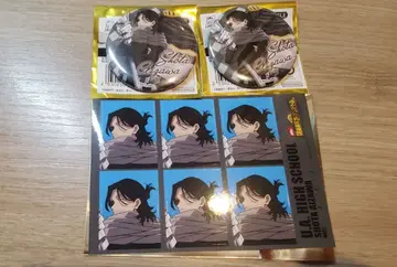 히로아카 유에이 고교 오픈 스쿨 제2회 증명사진 씰 캔뱃지 아이자와 쇼타