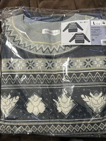 포켓몬 센터 스웨터 snowy gathering L 사이즈