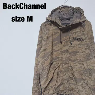 BackChannel 카모 패턴 카모 무늬 나일론 자켓 마운틴 후드티