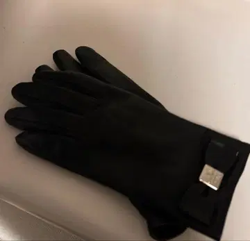 케이트 스페이드 블랙 가죽 장갑 S 사이즈