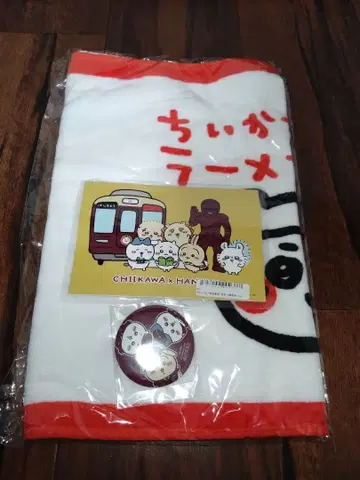 치이카와 (먼작귀) 라멘 페이스 타월 한큐 캔 배지