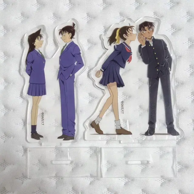 (정품 필름미개봉 일괄) 명탐정 코난 신이치란+카즈하헤이지 아크릴 스탠드