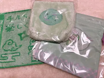 무라쿠모 카게츠 손수건 복조리 파우치 3종 세트