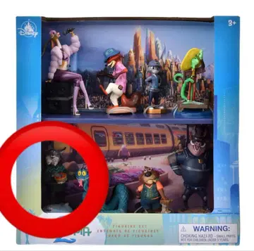 주토피아 2 주토피아 피규어 세트 디즈니 스토어 파우바트