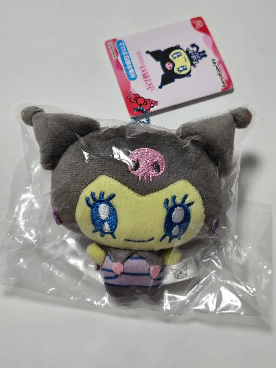 [Sealed] Tamagotchi Sanrio Kuromi Melodychi Keyring Doll Mascot Plush