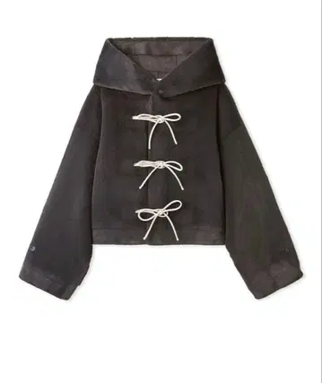 FURFUR 리본 숏 더플 코트