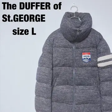 DUFFER of St.GEORGE 트위드 다운 자켓 L 사이즈