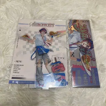 니지소사쿠 와타라이 히바리 아크릴 스탠드 티켓풍 카드 폴라로이드