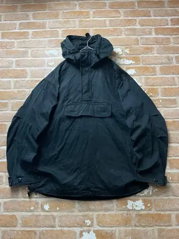 00s 아노락 후드티 블랙 후드티 밀리터리 자켓 하프 지퍼