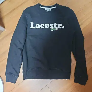 Lacoste 블랙 맨투맨 xs