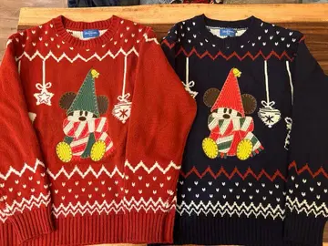 디즈니 크리스마스 스웨터 리루린린 세트