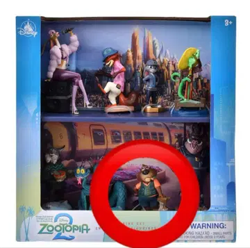 주토피아 2 주토피아 피규어 세트 닉 와일드