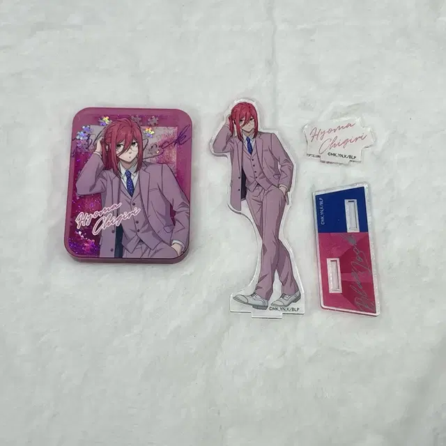 블루록 치기리 정장 아크릴 스탠드 블록 일괄