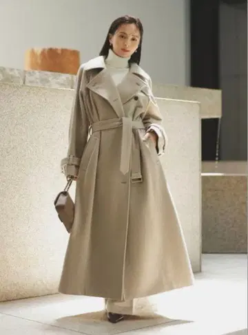 아뉴앙스 울 트렌치코트