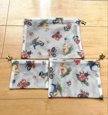 페이러 메쉬 하이 파우치 3종 세트