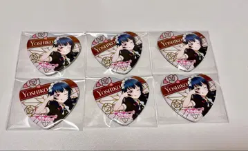 Aqours 츠시마 요시코 하트형 캔뱃지 gigo 메이드 러브 라이브