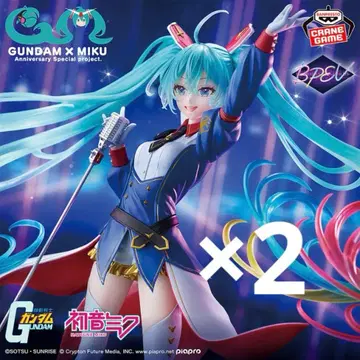 하츠네 미쿠 건담 콜라보 피규어 2세트