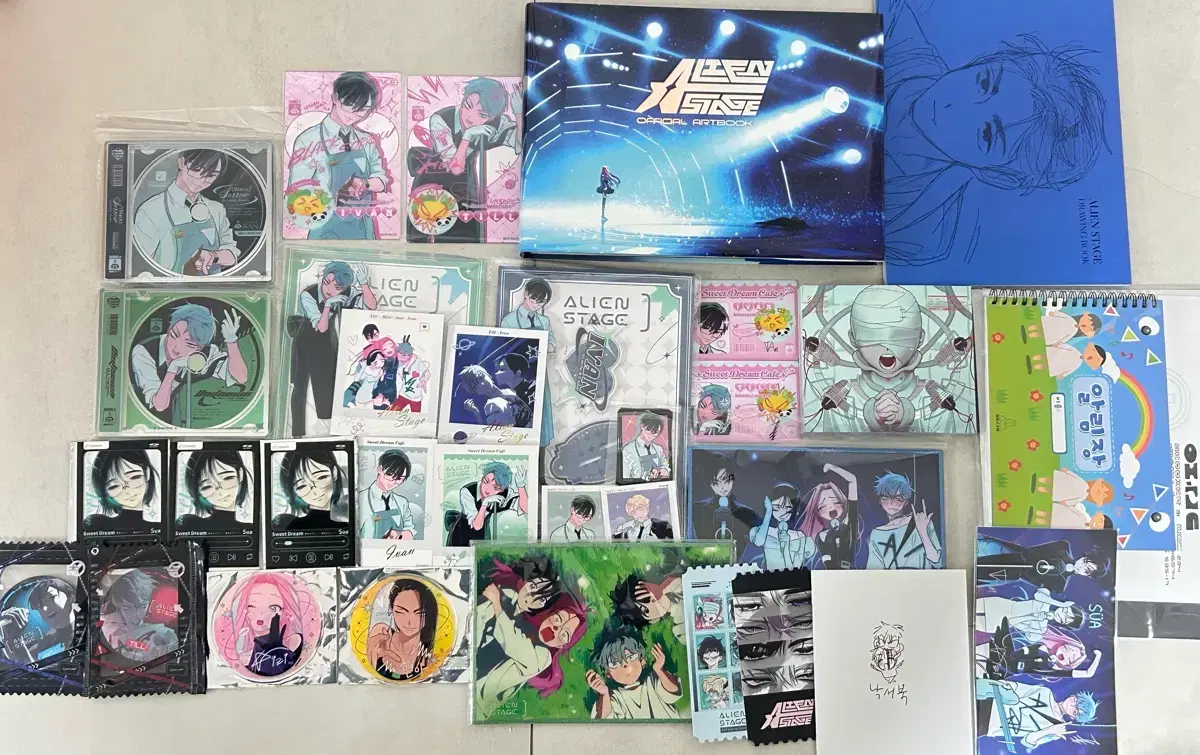 Aesthe Maid Certificate Acrylic Album Artbook Sketchbook Can Badge Notebook, etc. bulk sale