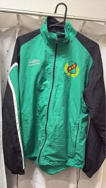 Umbro 나일론 자켓 그린/블랙 초레어 스트릿 코디