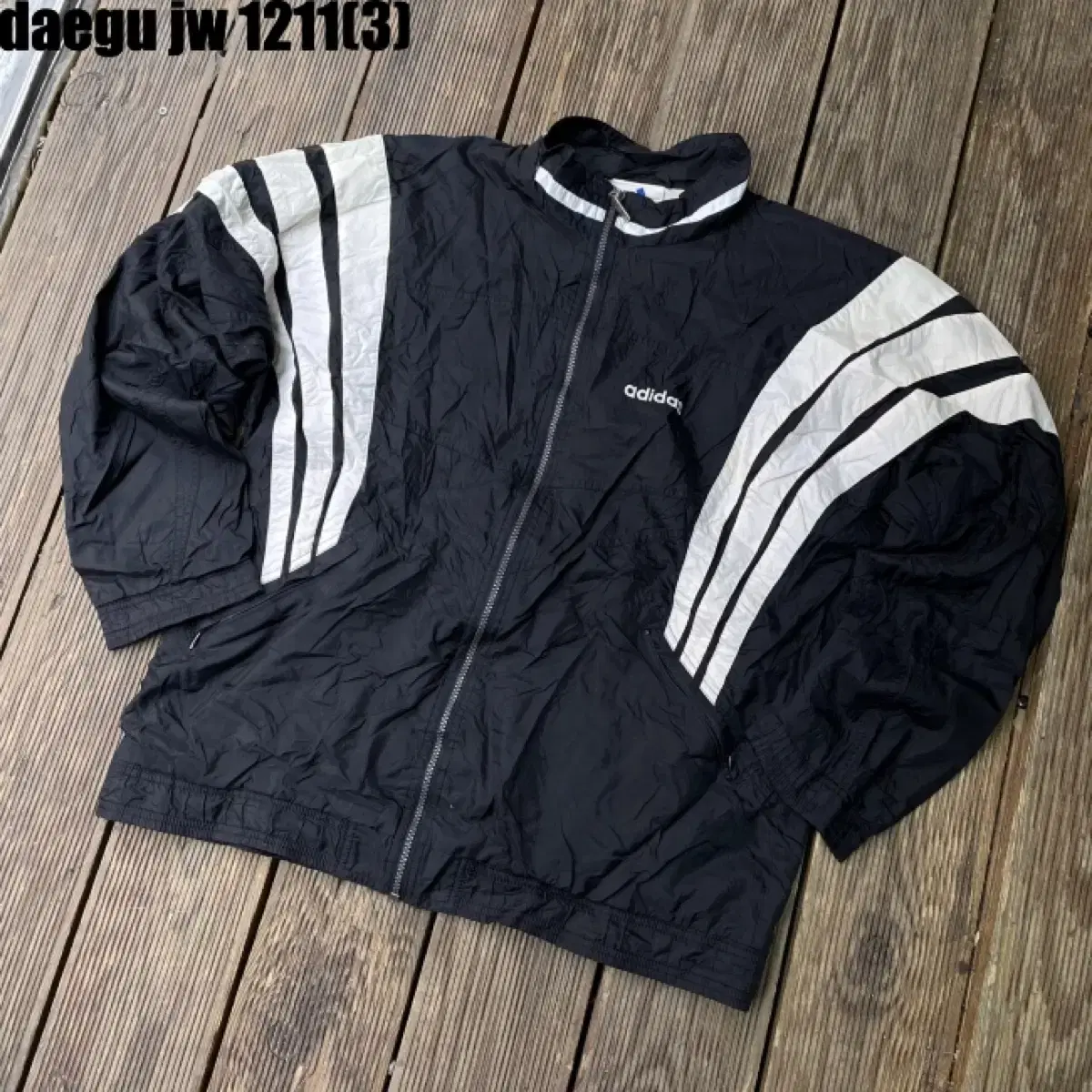Adidas Old School Training Top Zip-up Jacket Windbreaker L