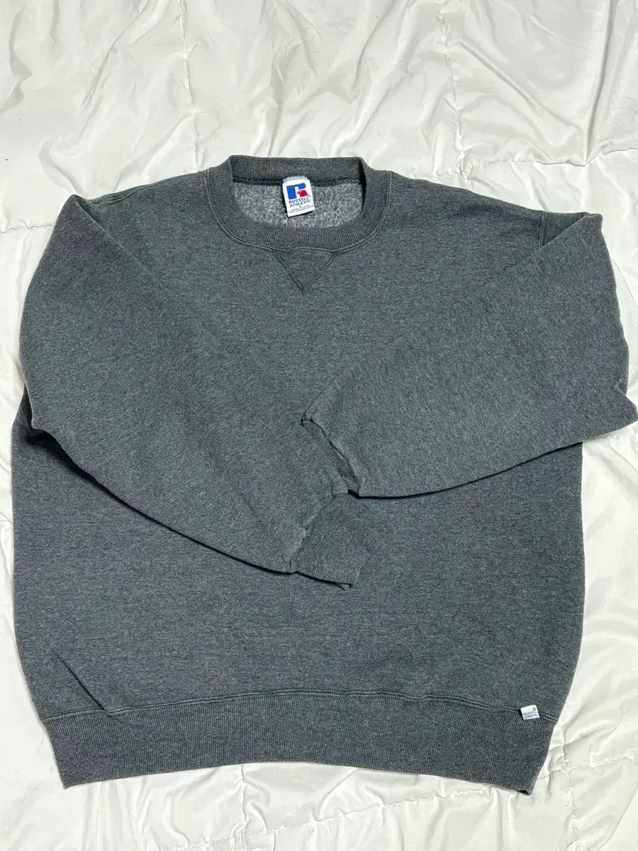 [L] USA Russell Vintage Sweatshirt 90s Gray