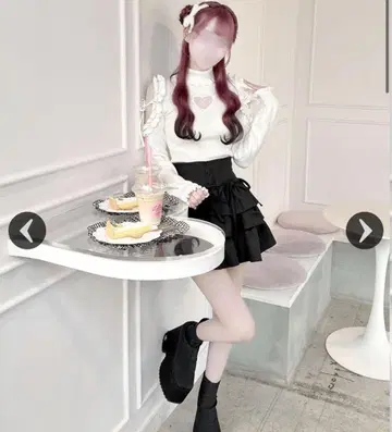 새상품 하트컷 터틀 니트 허니뮤우