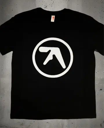 미착용 에이펙스 트윈 T셔츠 블랙 면 100% L 사이즈