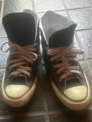 Converse 하이컷 스니커즈 28cm 블랙/화이트