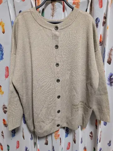 새상품급 GLENDALE P.E. ATH.FLA. 가디건 베이지 F