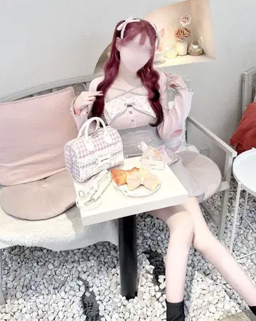 BIG 리본 앙상블 원피스 honeymew 미셸 마카롱