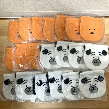 나가노 마켓 봉제 인형 복권 4등 오카오 미니 복조리 20개 세트