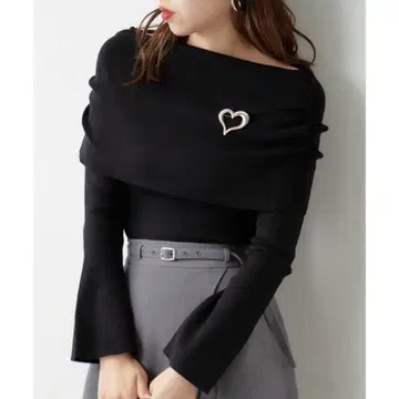 SALONbyChico 오프숄더 니트