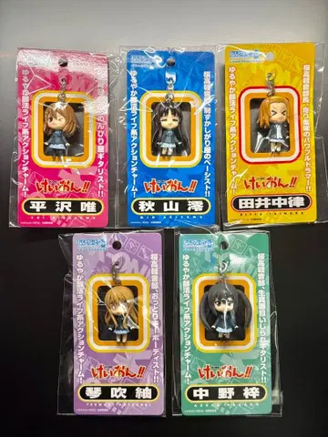 [미개봉] 케이온!! 넨도로이드 플러스 참 컬렉션 5종 세트