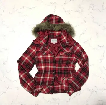 Y2K PUNK JACKET 타탄 체크 퍼 자켓 헤이세이 00s