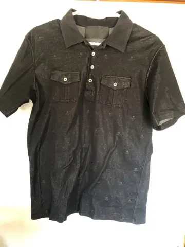 로엔 4만 광택 스컬 피케 셔츠