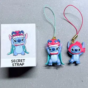디즈니 스티치 시크릿 스트랩 2종 세트 설날