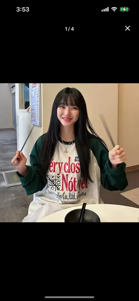 Odd Studio Variclose Raglan Oversized Long Sleeve Green