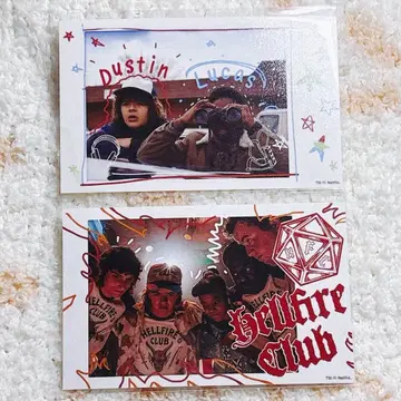 3 기묘한 이야기 코믹콘 더스틴 루카스 미니 브로마이드