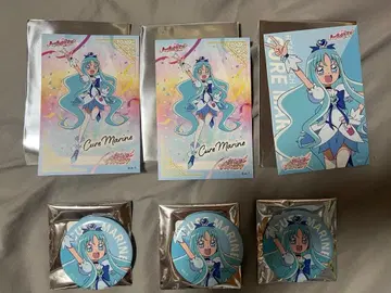프리큐어 올스타즈 픽업 큐어 마린 캔뱃지 엽서
