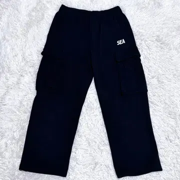 WIND AND SEA 윈드앤씨 맨투맨 팬츠 카고 팬츠 블랙