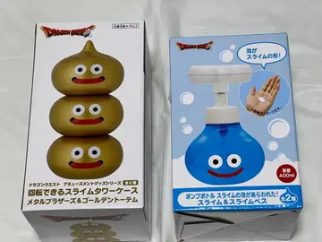 슬라임 타워 케이스와 슬라임 펌프 보틀 세트