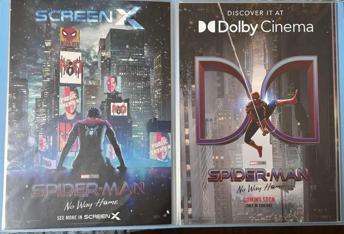Spider-Man: No Way Home ScreenX poster + Dolby poster bulk